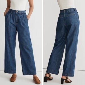 Madewell The Harlow Wide-Leg Jean in Fairson Wash